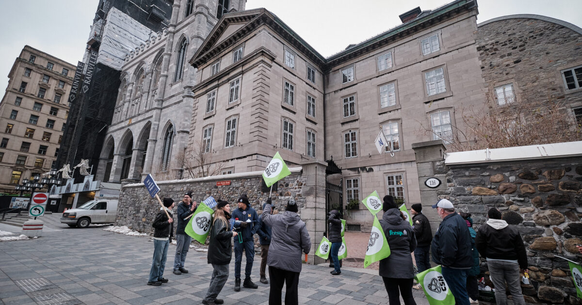 Licenciements anti-syndicaux : la CSN dénonce les prêtres de Saint-Sulpice