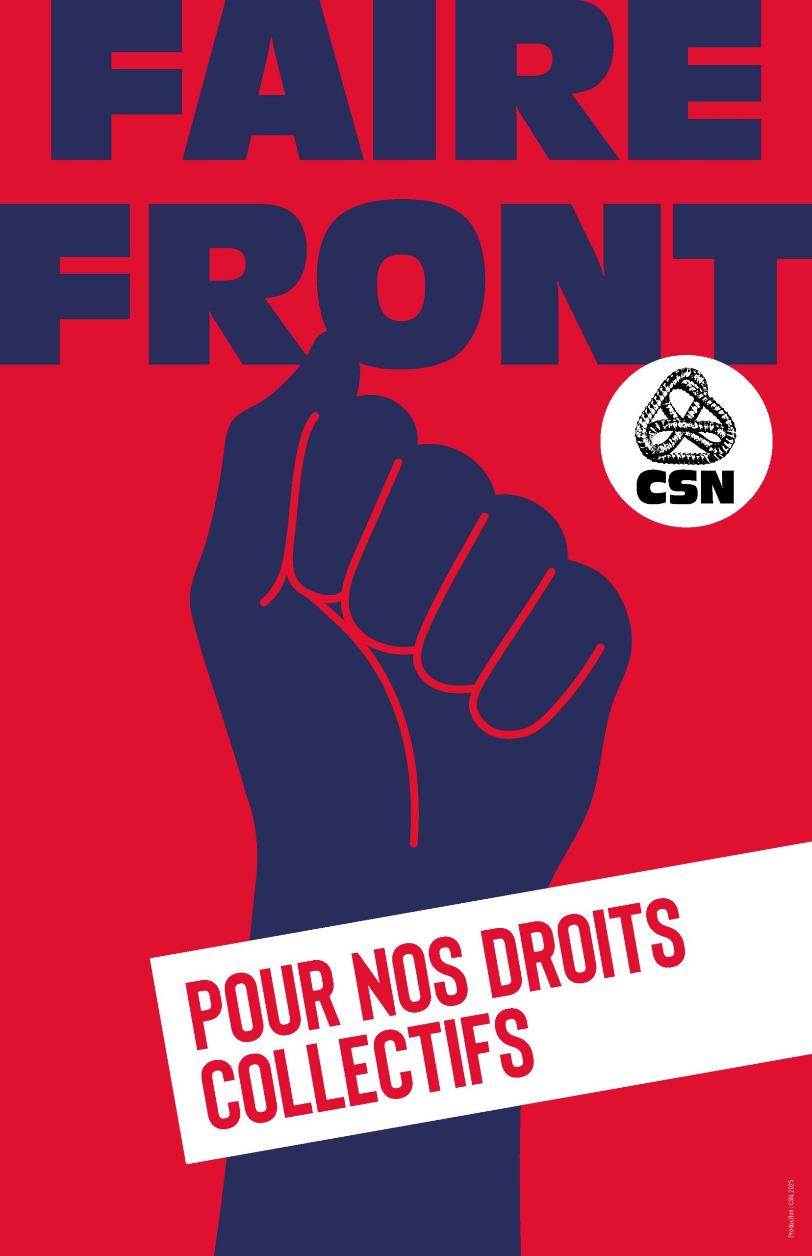 Faire front pour défendre nos droits !