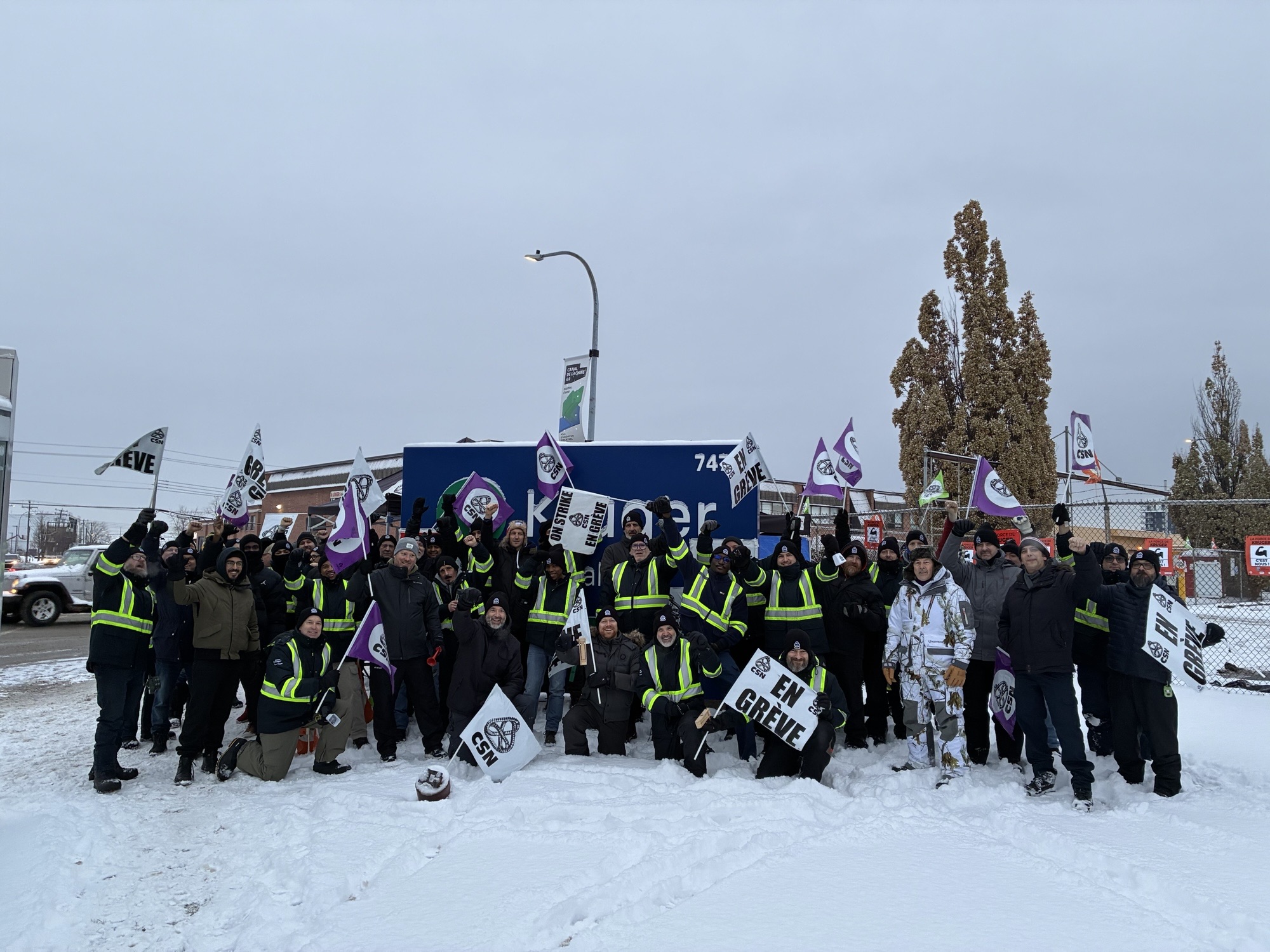 Deuxième grève chez Kruger à LaSalle