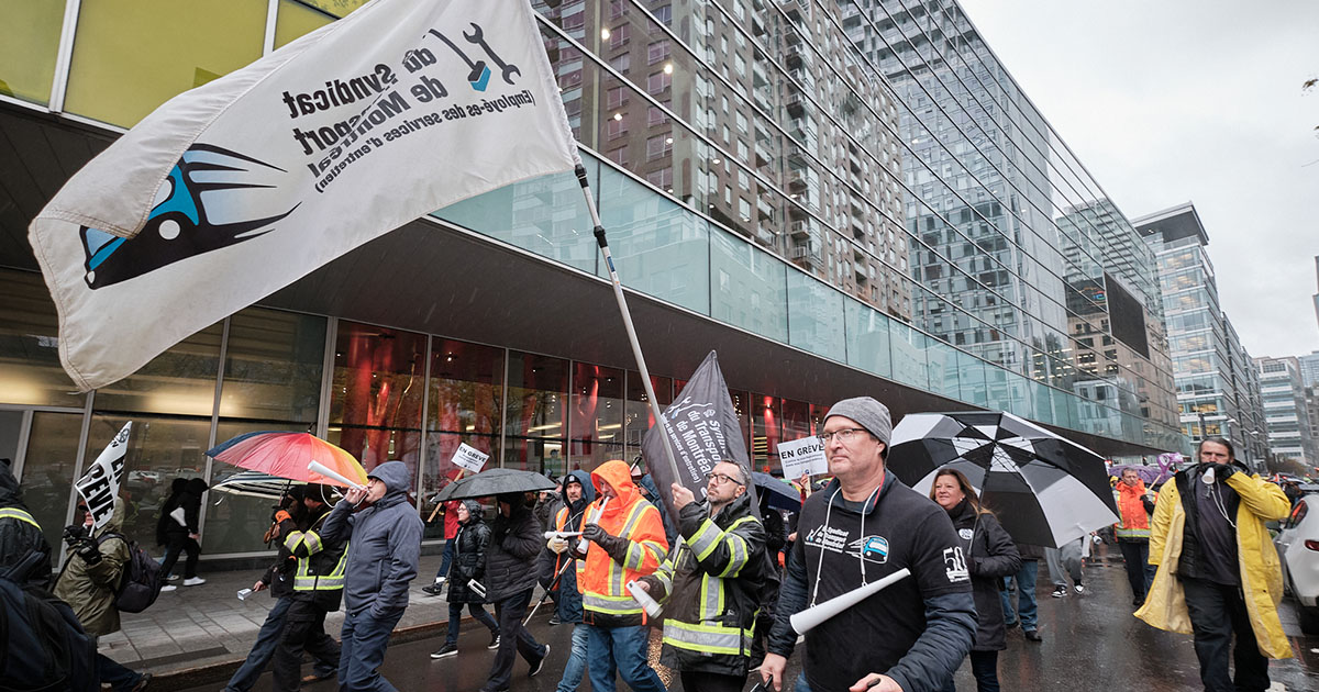 L’intransigeance de la STM force la tenue de la grève des heures supplémentaires des 2400 employé-es d’entretien